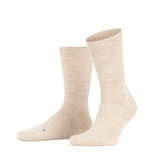 Falke Trekkingsocke Crew Walkie Light (climate-regulating merino wool) beige Women/Men - 1 Pair