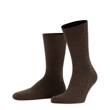 Falke Trekkingsocke Crew Walkie Light (climate-regulating Merino wool) dark brown Women/Men - 1 Pair