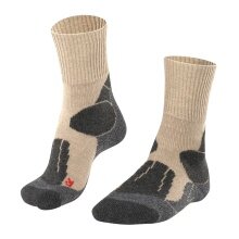 Falke Trekking Sock TK1 (Merino Wool, for demanding mountain tours) natural brown Men - 1 Pair