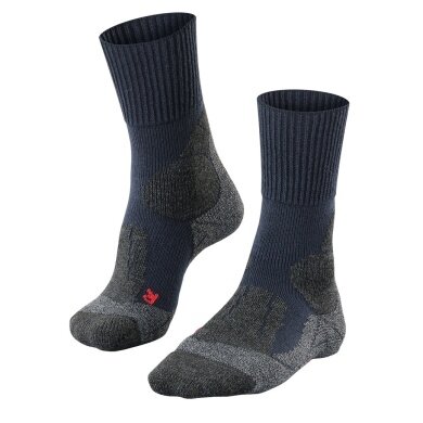 Falke Trekking Sock TK1 (Merino Wool for demanding mountain tours) navy blue Men - 1 Pair