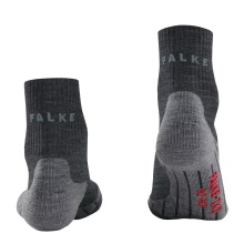 Falke Trekking Sock TK2 Explore Short (high wearing comfort) asphalt grey Men - 1 Pair