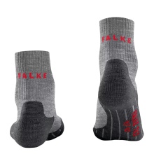 Falke Trekking Sock TK2 Explore Short (high wearing comfort) light grey Men - 1 Pair