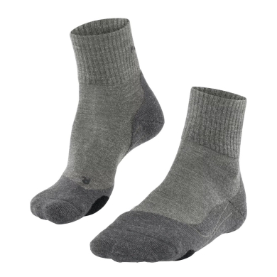 Falke Trekking Sock TK2 Explore Wool Short (medium cushioning) khaki/grey Men - 1 Pair