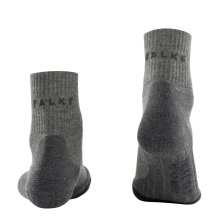 Falke Trekking Sock TK2 Explore Wool Short (medium cushioning) khaki/grey Men - 1 Pair