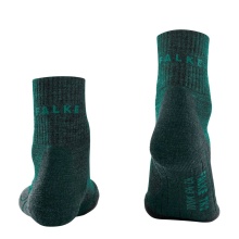 Falke Trekking Sock TK2 Explore Wool Short (medium cushioning) dark green Men - 1 Pair