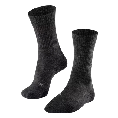 Falke Trekking Sock TK2 Explore Wool (medium cushioning) dark grey Women - 1 Pair