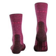 Falke Trekking Sock TK2 Explore Wool (medium cushioning) burgundy ladies - 1 pair