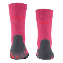 Falke Trekking Sock TK2 (Merino Wool Mix, Medium Cushioning) Pink Children - 1 Pair