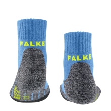 Falke Trekking Sock TK2 Short (Merino Wool Blend) Blue Kids - 1 Pair