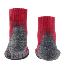 Falke Trekking Sock TK2 Short (Merino Wool Mix) Red Kids - 1 Pair