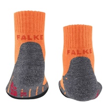 Falke Trekking Sock TK2 Short (Merino Wool Mix) orange Kids - 1 Pair