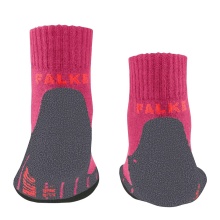 Falke Trekking Sock TK2 Short (Merino Wool Blend) Pink Children - 1 Pair