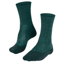 Falke Trekking Sock TK2 Wool (lightly padded, for long hikes) green/blue Men - 1 Pair