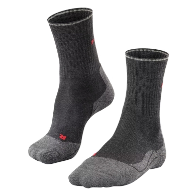 Falke Trekking Sock TK2 Explore Wool Silk Charcoal Grey Ladies - 1 Pair