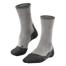 Falke Trekking Sock TK2 Explore Wool Silk Light Grey Ladies - 1 Pair