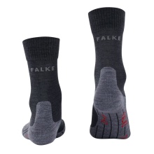 Falke Trekking Sock Crew TK5 Hike (Merino Wool Blend) Asphalt Grey Women - 1 Pair