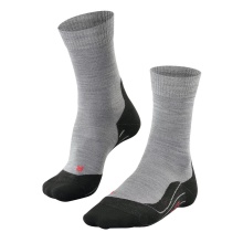 Falke Trekking Sock Crew TK5 Hiking (Merino Wool Blend) Light Grey Women - 1 Pair