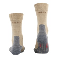 Falke Trekking Sock Crew TK5 Hike (Merino Wool Blend) Beige Brown Women - 1 Pair