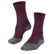 Falke Trekkingsocke Crew TK5 Hike (Merino Wool Blend) dark red Women - 1 Pair