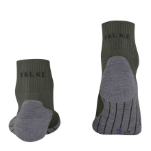 Falke Trekking Sock TK5 Hiking Cool (high moisture transport) Short Socks dark green Women - 1 Pair