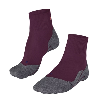 Falke Trekking Sock TK5 Hiking Cool (high moisture transport) Short Socks dark red Women - 1 Pair