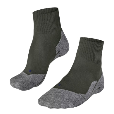 Falke Trekking Sock TK5 Hiking Cool Short (high wearing comfort) grey-brown Men - 1 Pair