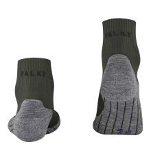 Falke Trekking Sock TK5 Hiking Cool Short (high wearing comfort) grey-brown Men - 1 Pair