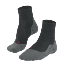 Falke Trekkingsocke TK5 Hiking Wool (high wearing comfort) Short Socks asphalt grey Women - 1 Pair