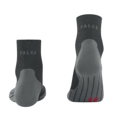 Falke Trekkingsocke TK5 Hiking Wool (high wearing comfort) Short Socks asphalt grey Women - 1 Pair