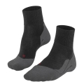 Falke Trekking Sock TK5 Hiking Wool (high wearing comfort) Short Socks asphalt grey Men - 1 Pair