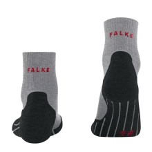 Falke Trekking Sock TK5 Hiking Wool (high wearing comfort) Short Socks light grey Men - 1 Pair