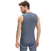 Falke Functional Underwear Tank Top Wool Tech Singlet Light (maximum freedom of movement) blue Men