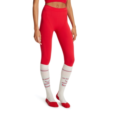 Falke Base Layer 3/4 Tight Warm (Moisture and Temperature Regulation) Underwear Red Women