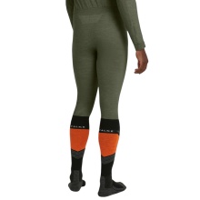 Falke Base Layer Tights Wool-Tech (excellent moisture management) long underwear olive green Men's