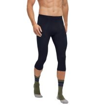 Falke Underwear Long Johns 3/4 Tight Warm 2024 (Moisture and Temperature Regulation) black Men's