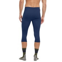 Falke Underwear Base Layer Trousers 3/4 Tight Warm 2024 (Moisture and Temperature Regulation) Space Blue Men's