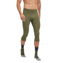 Falke Underwear Long Johns 3/4 Tight Warm 2024 (Moisture and Temperature Regulation) Herb Green Men's