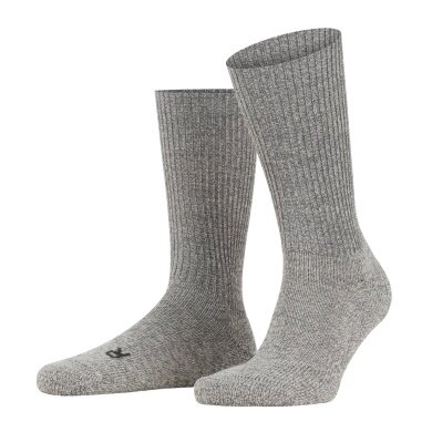 Falke Hiking Sock Crew Walkie Ergo (Trekking, Merino Wool) light grey - 1 Pair