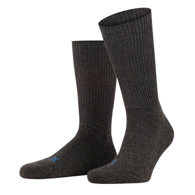 Falke Hiking Sock Crew Walkie Ergo (Trekking, Merino Wool) dark grey - 1 Pair