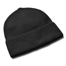 Falke winter hat (beanie) - warm, ribbed - black - 1 piece