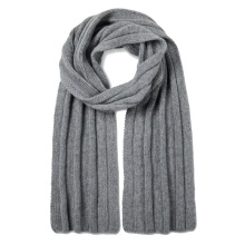 Falke Winter Scarf (Cashmere) light grey 180cm x 25cm - 1 piece