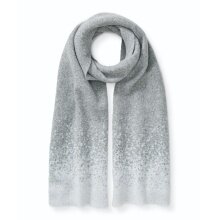 Falke Winter Scarf (Merino Wool, Snowflake Design) grey 180cm x 30cm - 1 piece