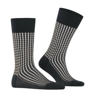 Falke Day Sock High Class - Organic Cotton and Viscose - Black Men - 1 Pair