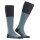 Falke Daily Sock Oxford Stripe Knee Socks (Business Knee-High Socks, Fine Mesh Pattern) darknavy Men - 1 Pair