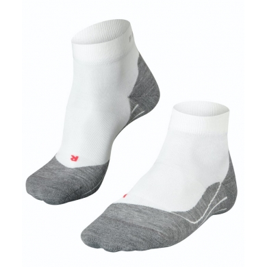 Falke Running Sock RU4 Endurance Short (medium cushioning) white/gray Men - 1 Pair