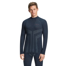 Falke Functional Underwear Long Sleeve Shirt Wool-Tech (finest merino wool, high freedom of movement) space blue Men