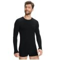 Falke Functional Underwear Long Sleeve Shirt Wool-Tech Light (finest Merino wool) black Men