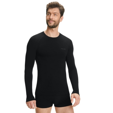 Falke Functional Underwear Long Sleeve Shirt Wool-Tech Light (finest Merino wool) black Men