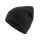 Falke Winter Hat (Beanie) Unisex - Cashmere, Ribbed Structure, Foldover - Dark Grey - 1 Piece