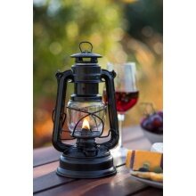 Feuerhand Storm Lantern 276 matte black - 1 piece (empty)